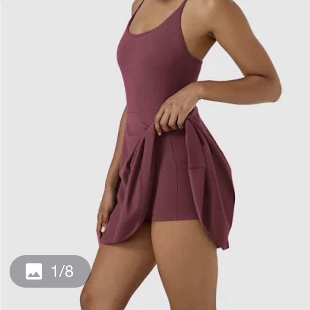 HALARA 2 in 1 activity dress/skort with pockets & padded bra